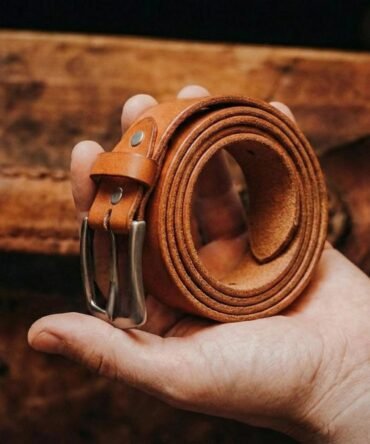 Mens Leather Belt Personalized Leather Belt The Silverwood